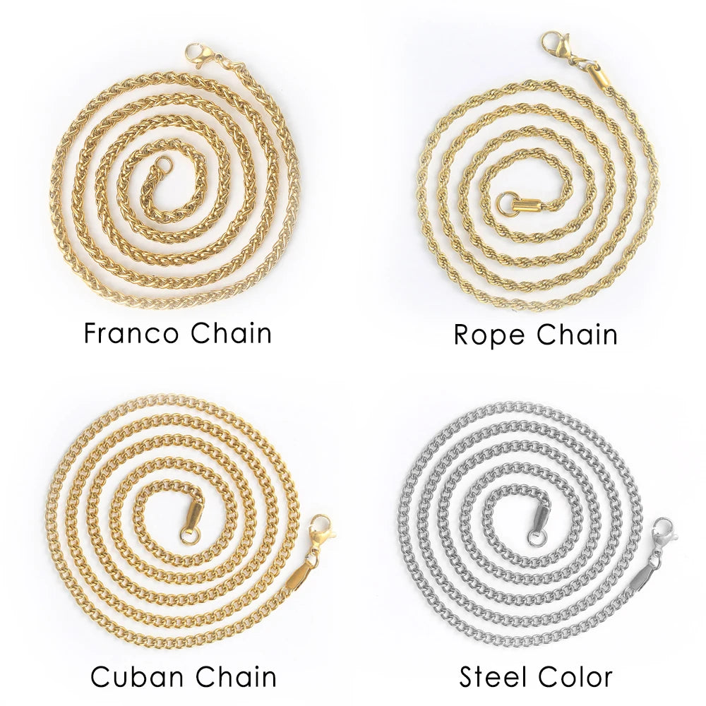 Cross Pendant Iced Out Necklace