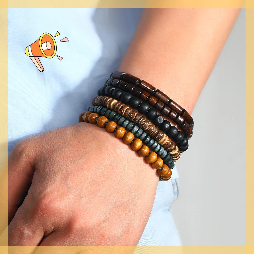 Multi-Layer Buddha Bead Bracelet