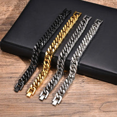 Men’s Stainless Steel Cuban Link Bracelet